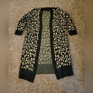 Torrid sparkly leopard Cardigan